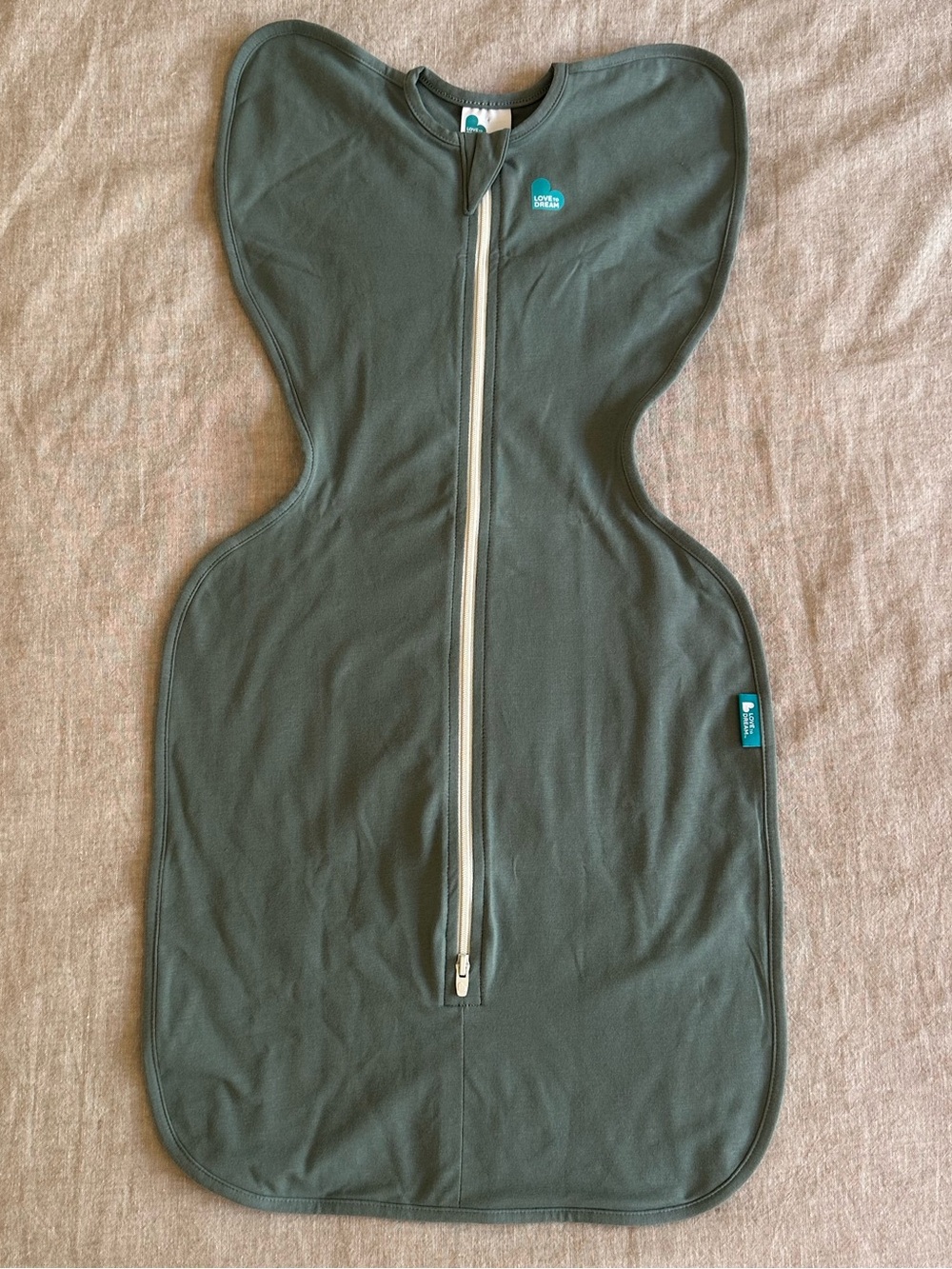 NEW Love To Dream Swaddle Up Sleep Sack Medium 1.0 TOG Sage Green